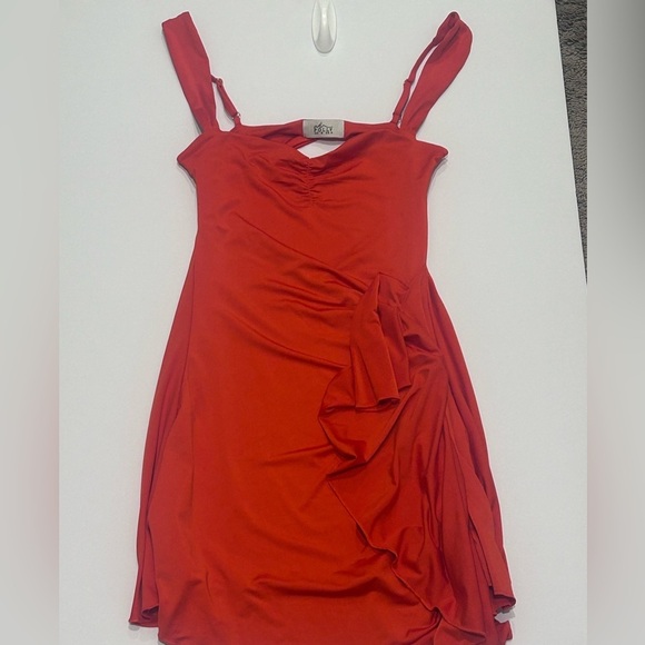 Oh Polly Rafaela Draped A-Line Mini Dress Size 4 - Picture 8 of 10